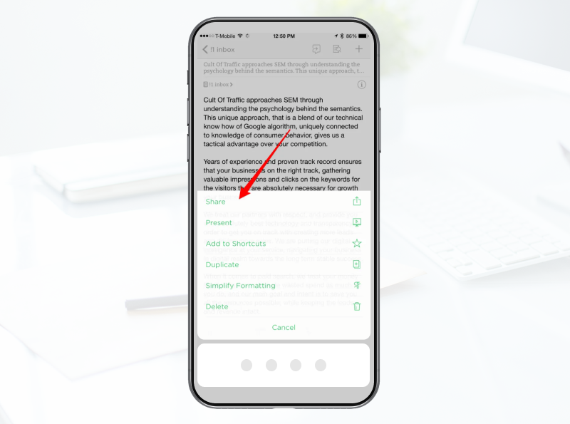 Evernote OS X Integration 4