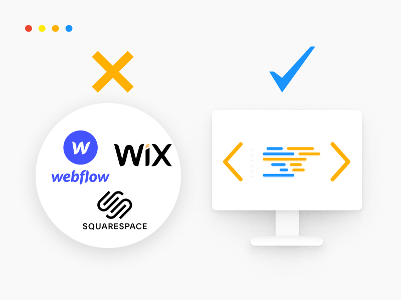 Unfair Advantage of Custom Coded Websites (That Site Builders Can&#8217;t Beat)