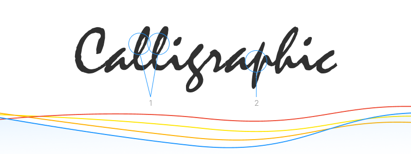 calligraphic