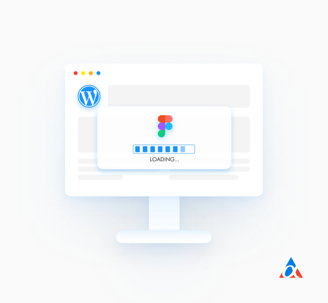 figma being loaded on a wordpress site