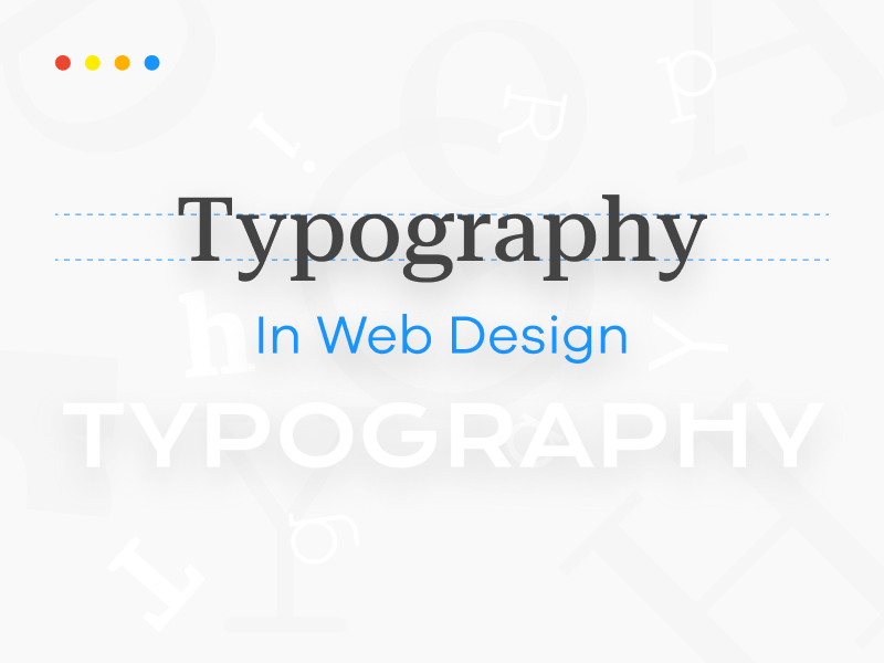 An illustration showing the importance of typography in web design