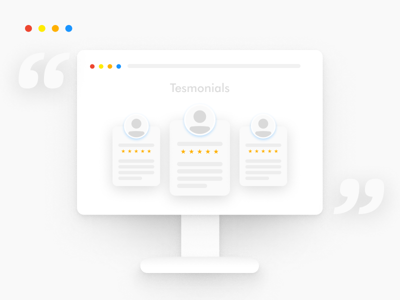 Using client testimonials is a great way to provide potential clients with a social proof.