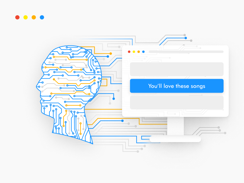Machine learning can be used in web development for various purposes - content personalization being just one.