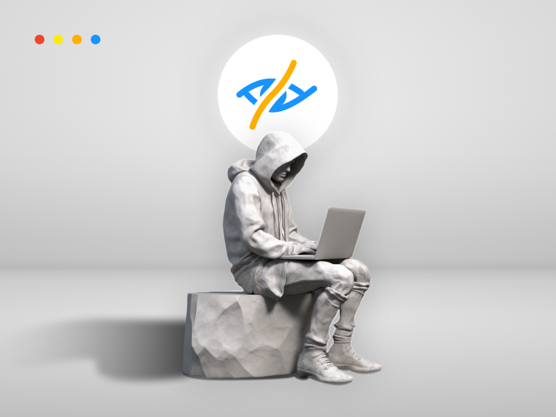 An image showing a visitor who ignores call to action on a landing page.