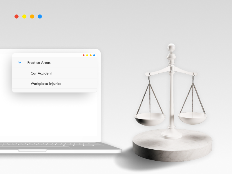 Practice area pages are a great way to improve your SEO by increasing authority and helping users find their way more easily on your website.