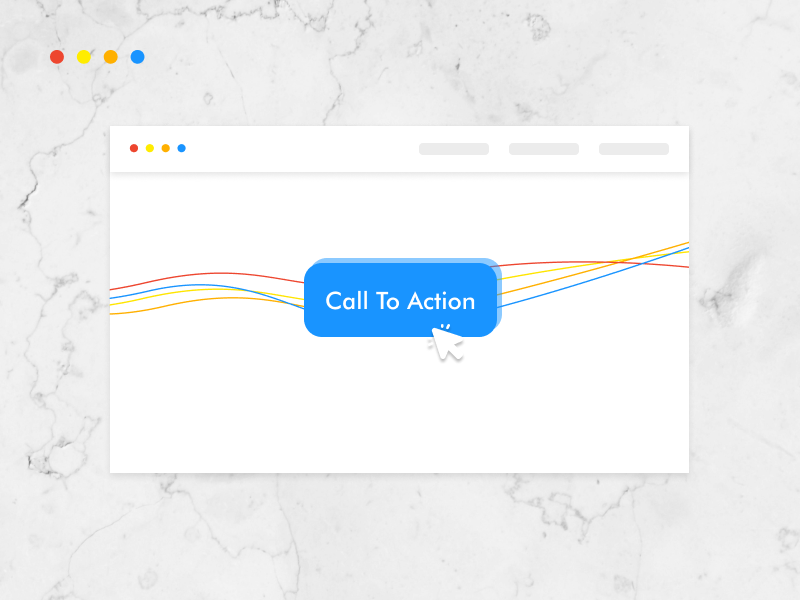 CTA on SaaS landing pages.
