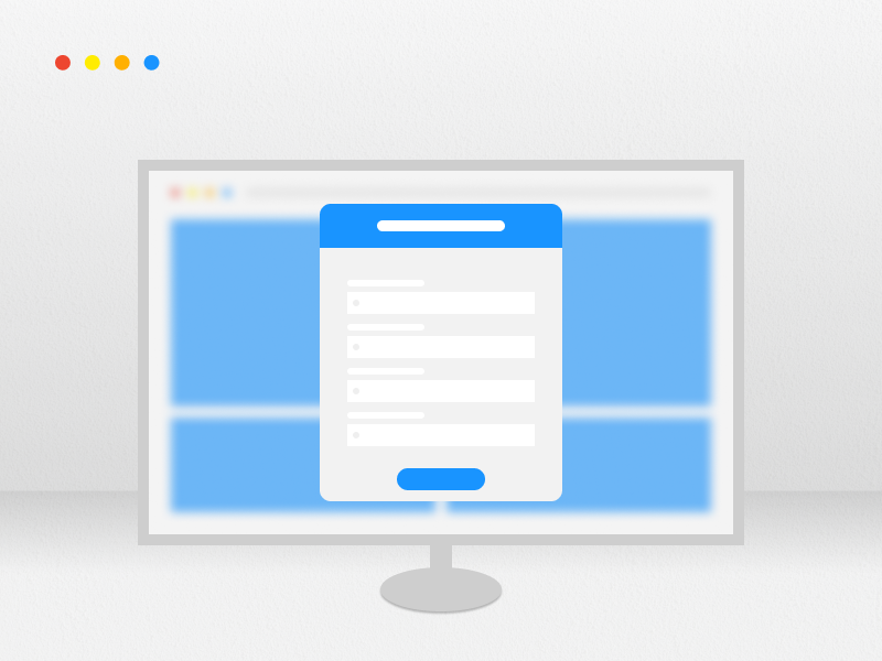 Form on schedule a demo page