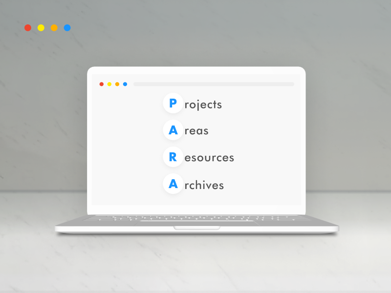 The PARA system in Notion