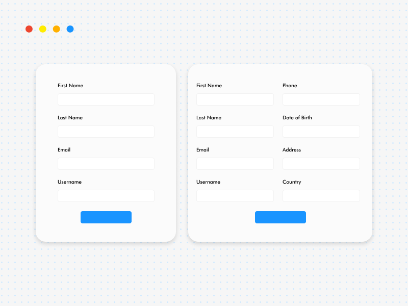 Context for form