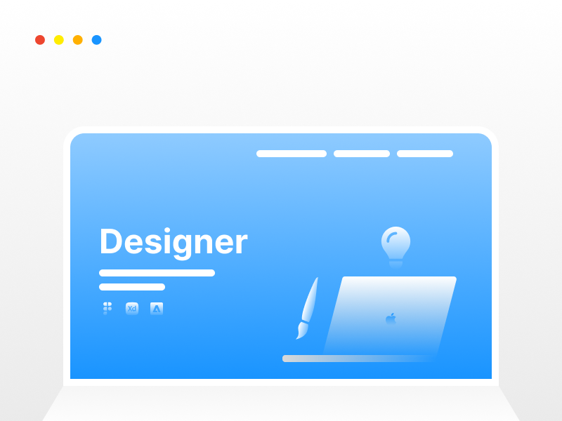 Create a portfolio website as a freelance web designer
