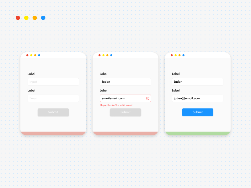 Submit button in form design