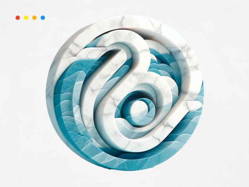 3D logo example