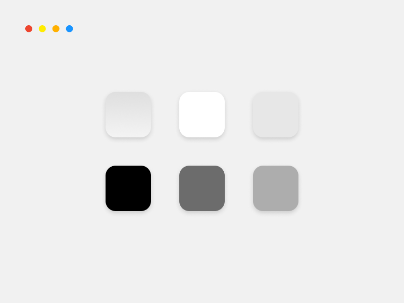 Color palette for minimalist graphic design