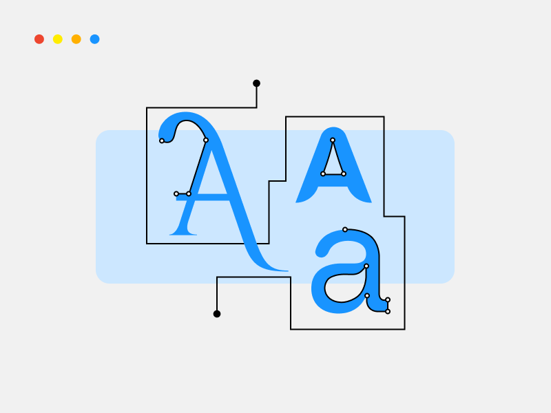 Fonts for minimalist graphic design