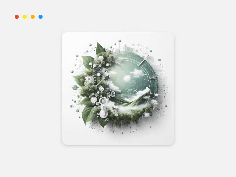 Garden cutouts for natural graphic design