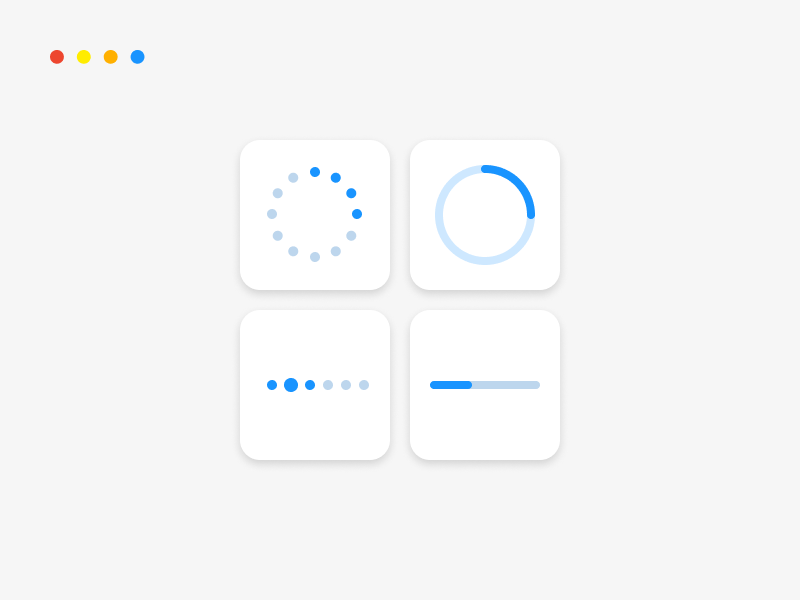 Loading animations examples