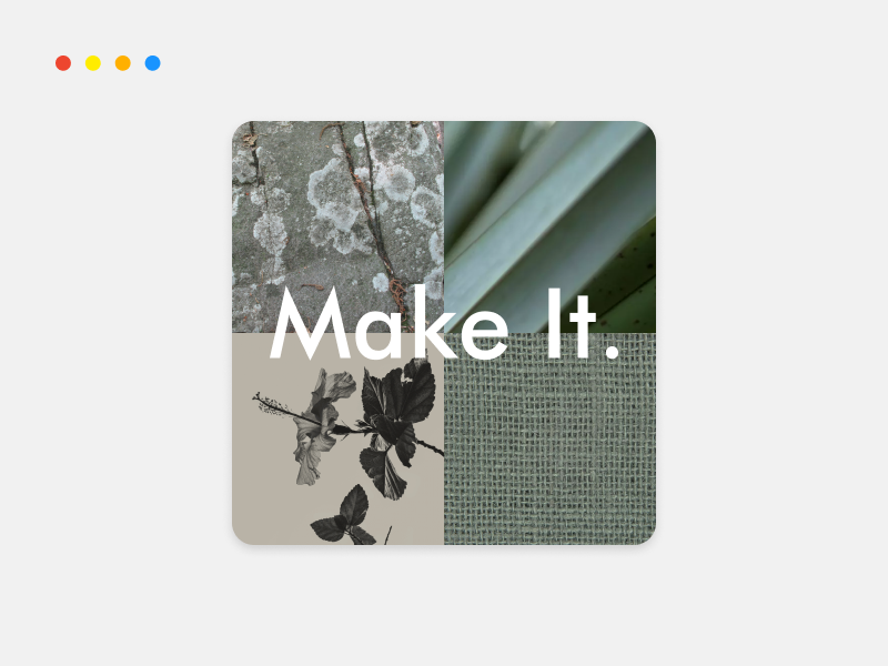 Natural textures in graphic design