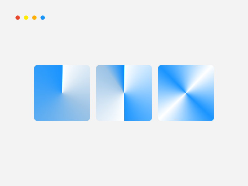 Angular gradient