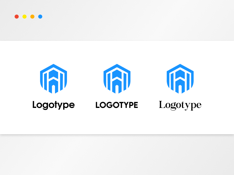 Clean typography for logos