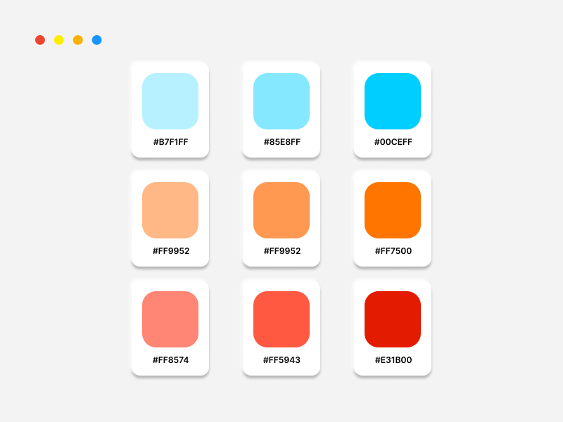 Colors for maximalist logo design