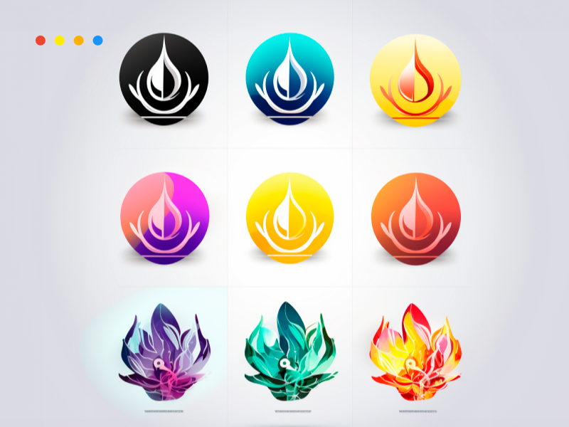 Different logo styles