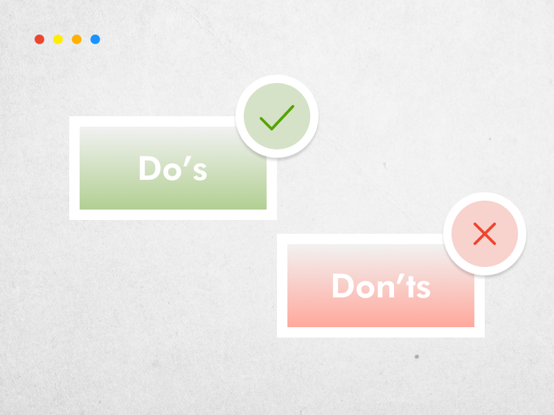 Do's and don'ts for gradient logo design