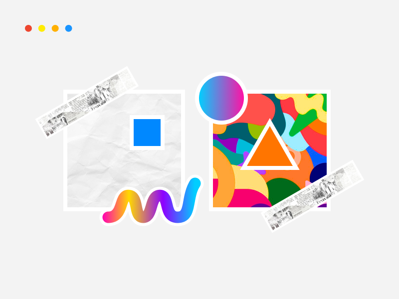 Experimenting with patterns in logo design