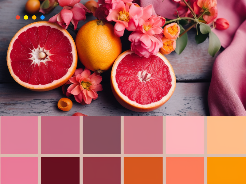 Fun and bright pink colors