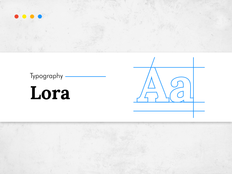 Lora - one of the best fonts for SaaS websites