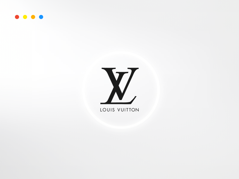 Louis Vuitton clean modern logo example