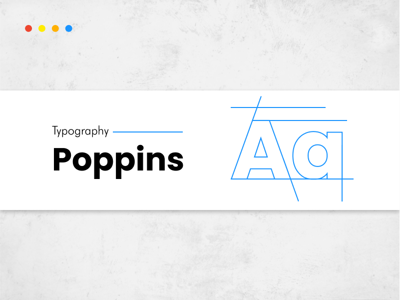 Poppins font example