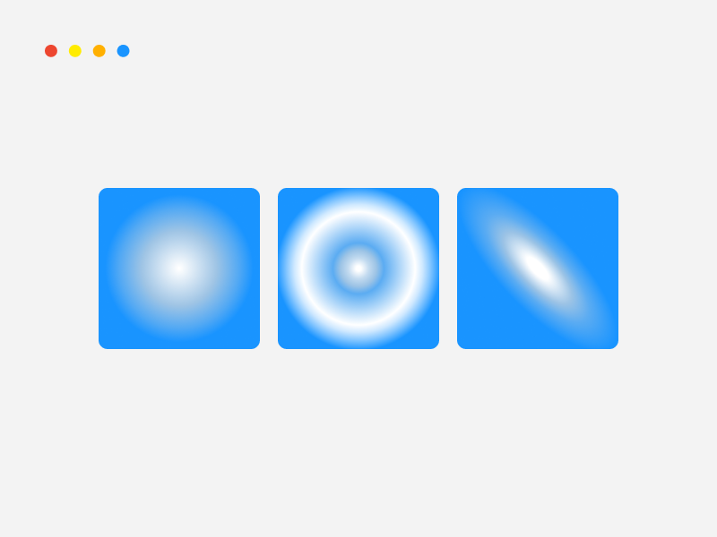 Radial gradient