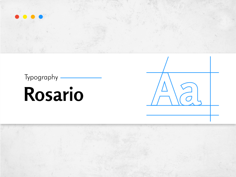 Rosario font example