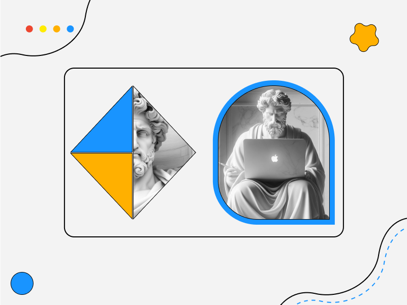 Using geometric patterns on images