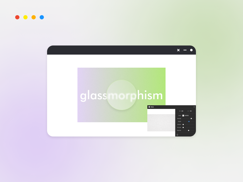Adding noise when creating glassmorphism in Figma