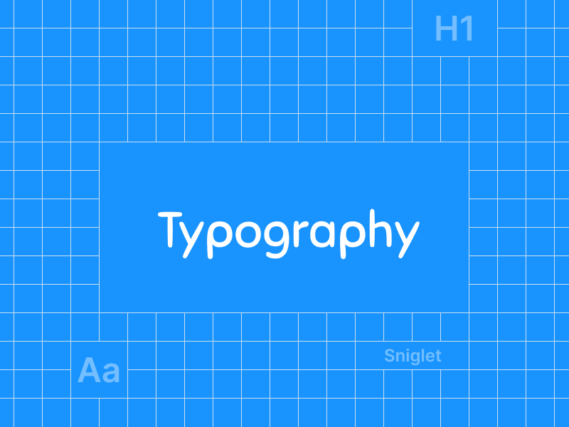 Display logo font example