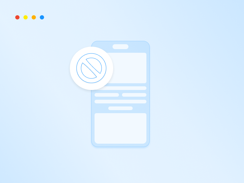 Website background animation on mobile devices