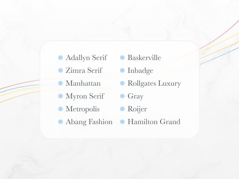 Best luxury fonts you can use for logos