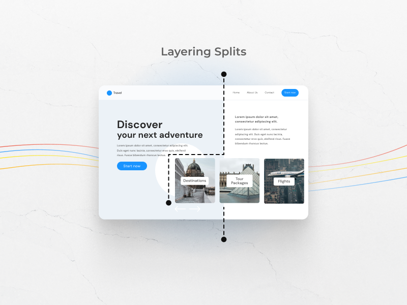 Layering splits