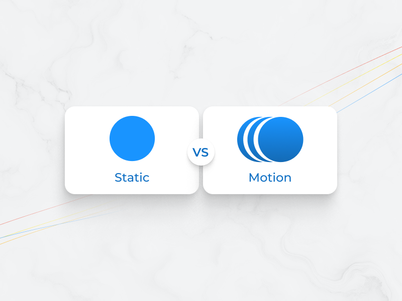 Static vs animated logo