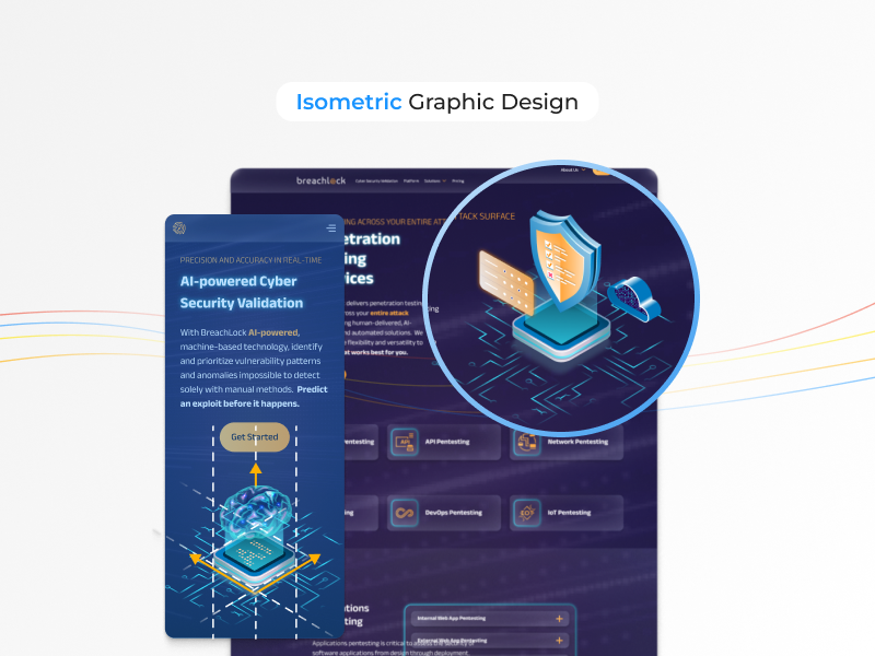 Isometric graphic design