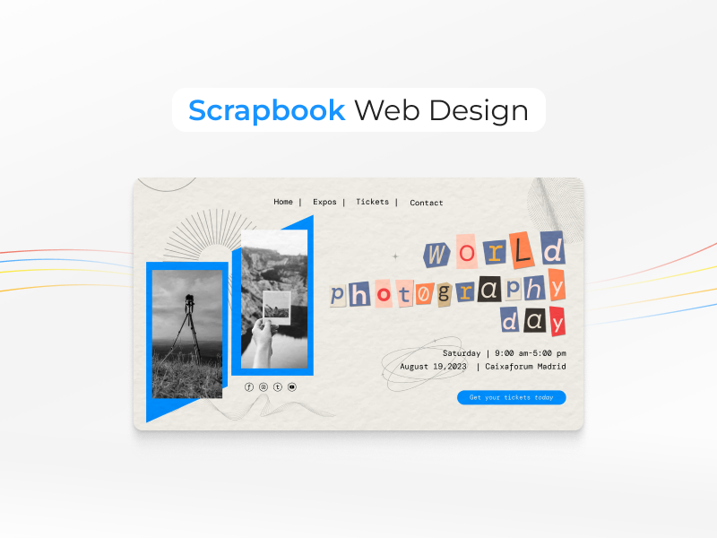 Scrapbook Style Web Design: 5 Layering Ideas to Nail This Trend