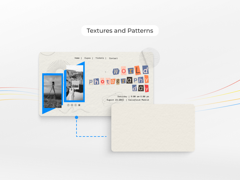 Texture and patterns in design