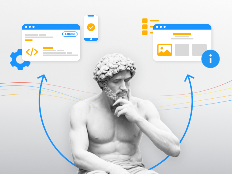 Enterprise web application development vs. website 