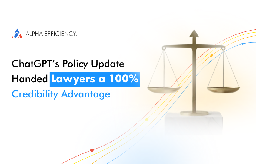 ChatGPT&#8217;s Policy Update Handed Lawyers a 100% Credibility Advantage